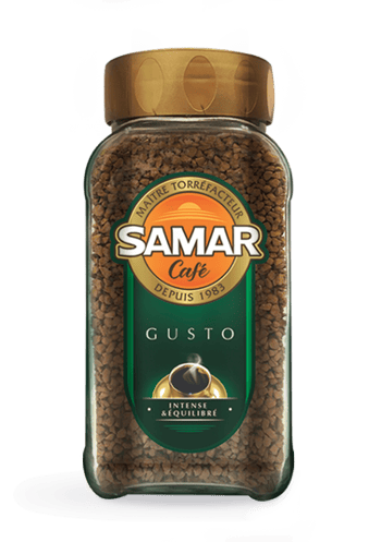 Grains de café Samar Gusto, parfaits pour une délicieuse tasse de café fraîchement moulu